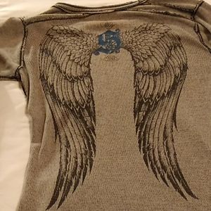 Affliction thermal shirt